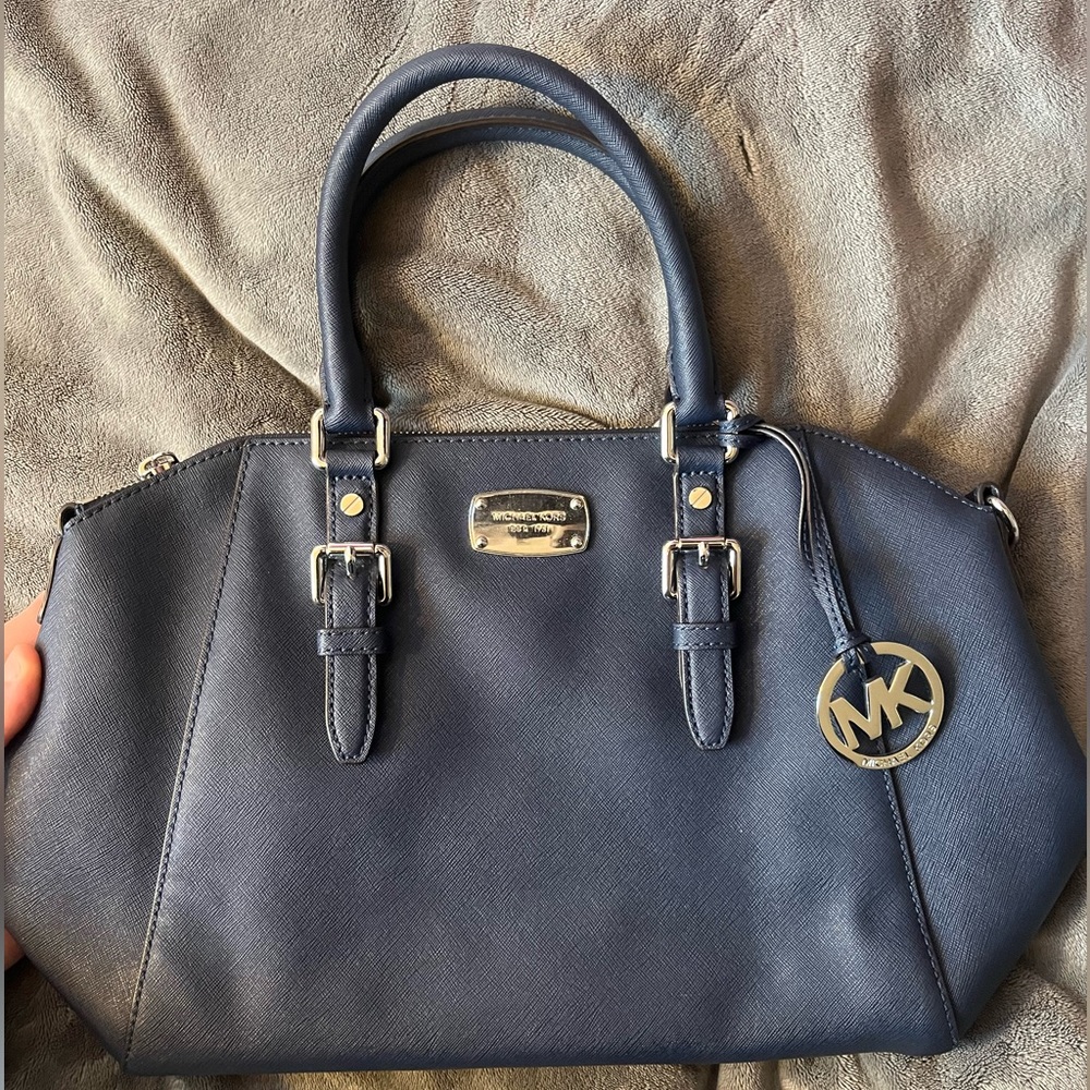 Michael Kors Cierra Satchel Navy